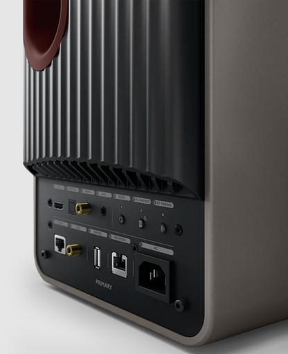 KEF LS50 Wireless II Speakers in Titanium Gray - back