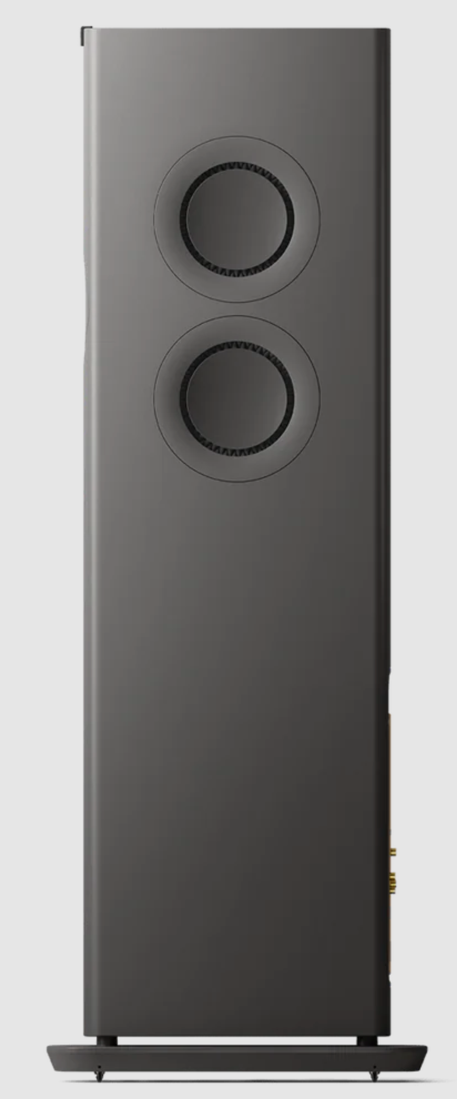 KEF LS60 Wireless Floorstanding Speakers Speakers in Titanium Gray. Individual speaker side image