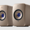 KEF LSX II Wireless Powered Bookshelf Speakers in Soundwave . Front