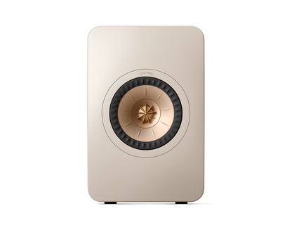 KEF LS50 Meta Passive Speakers in Sand Shell, individual speaker, front