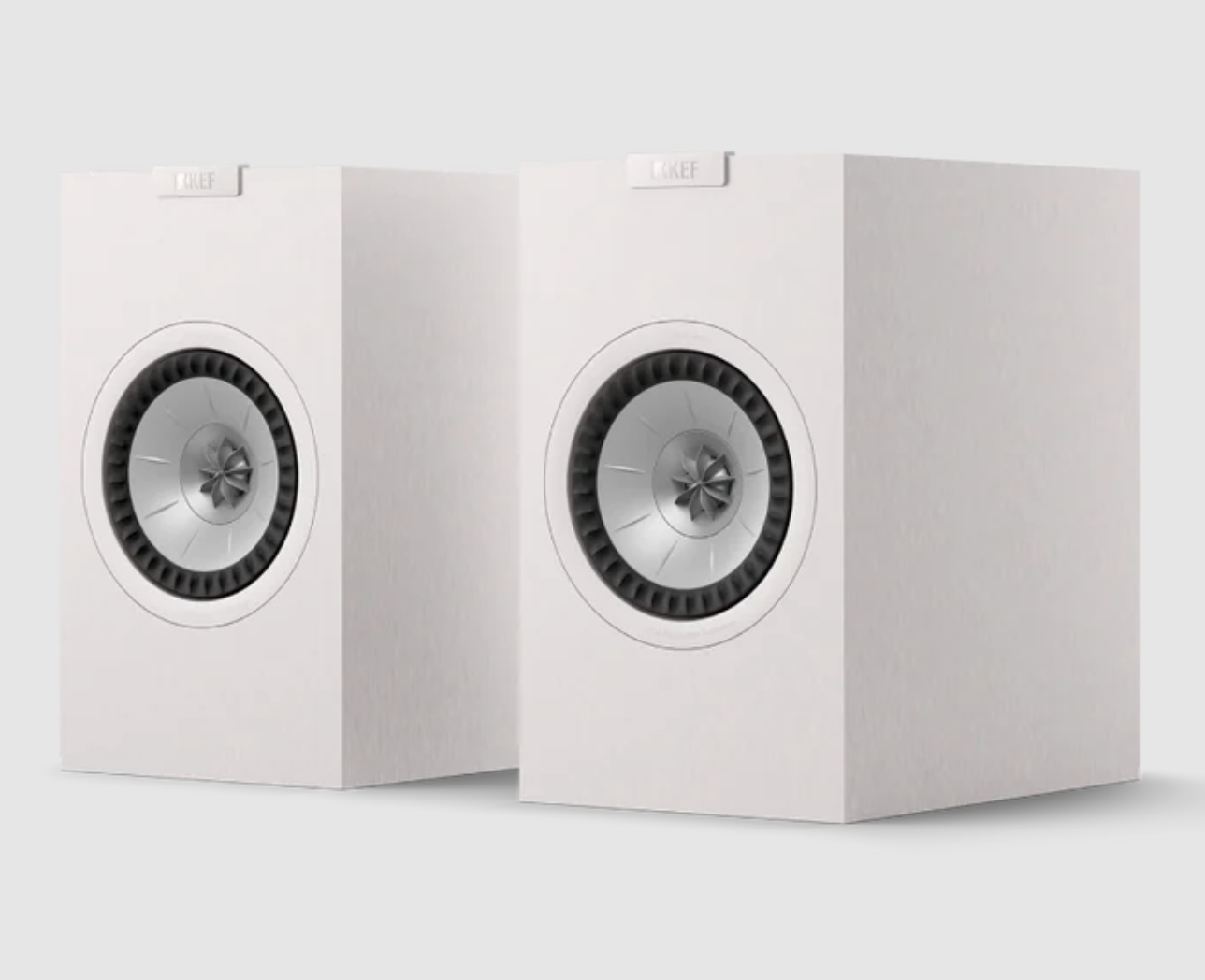 KEF Q1 Meta Compact 2-way Bookshelf Speakers in Satin White