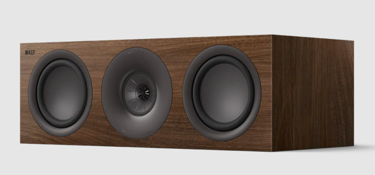 KEF Q6 Meta Centre Channel Speaker in Walnut