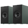KEF Coda W Active Speakers in Moss Green