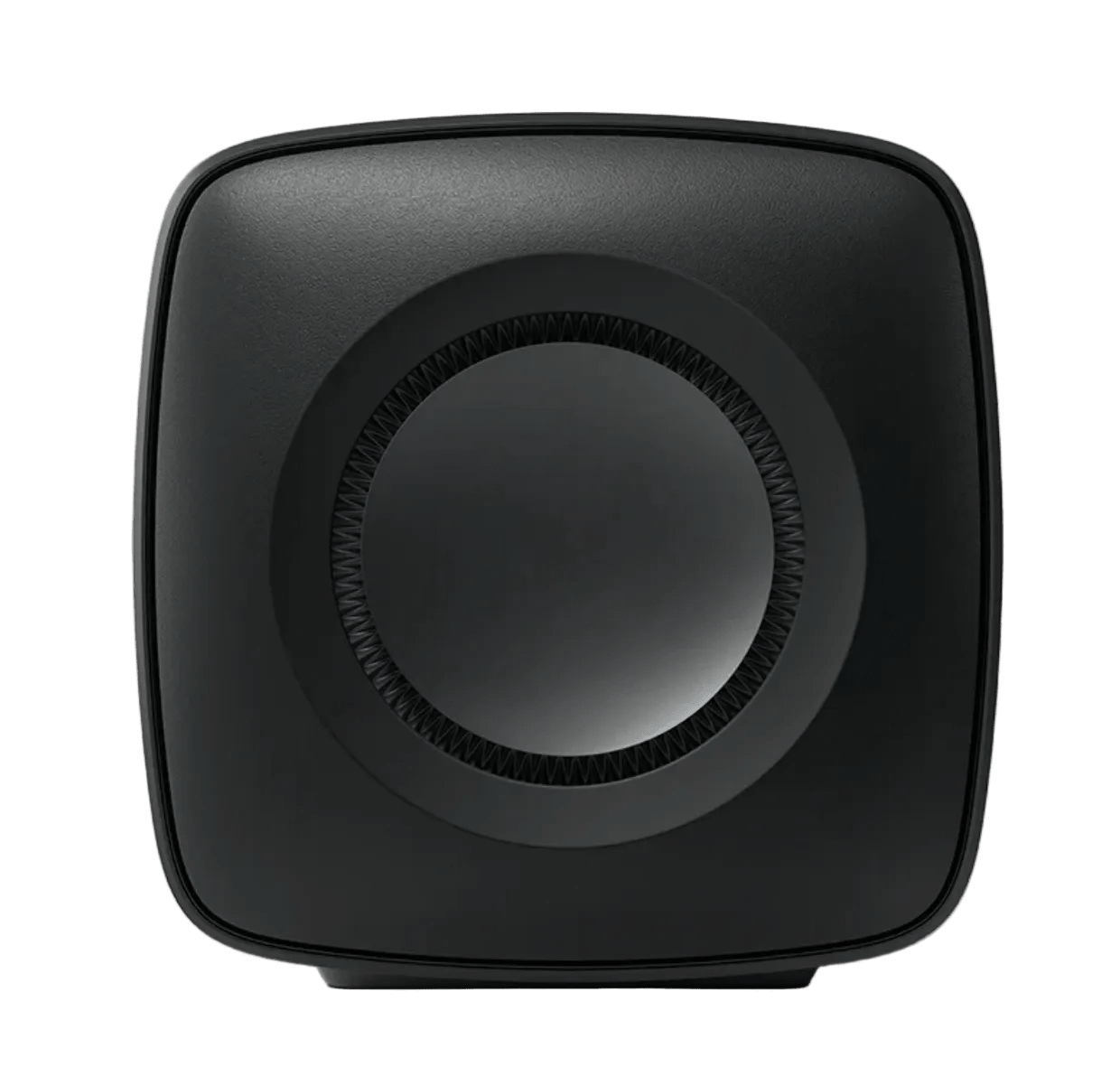 KEF KC62 Dual 6" Subwoofer in Carbon Black, front image