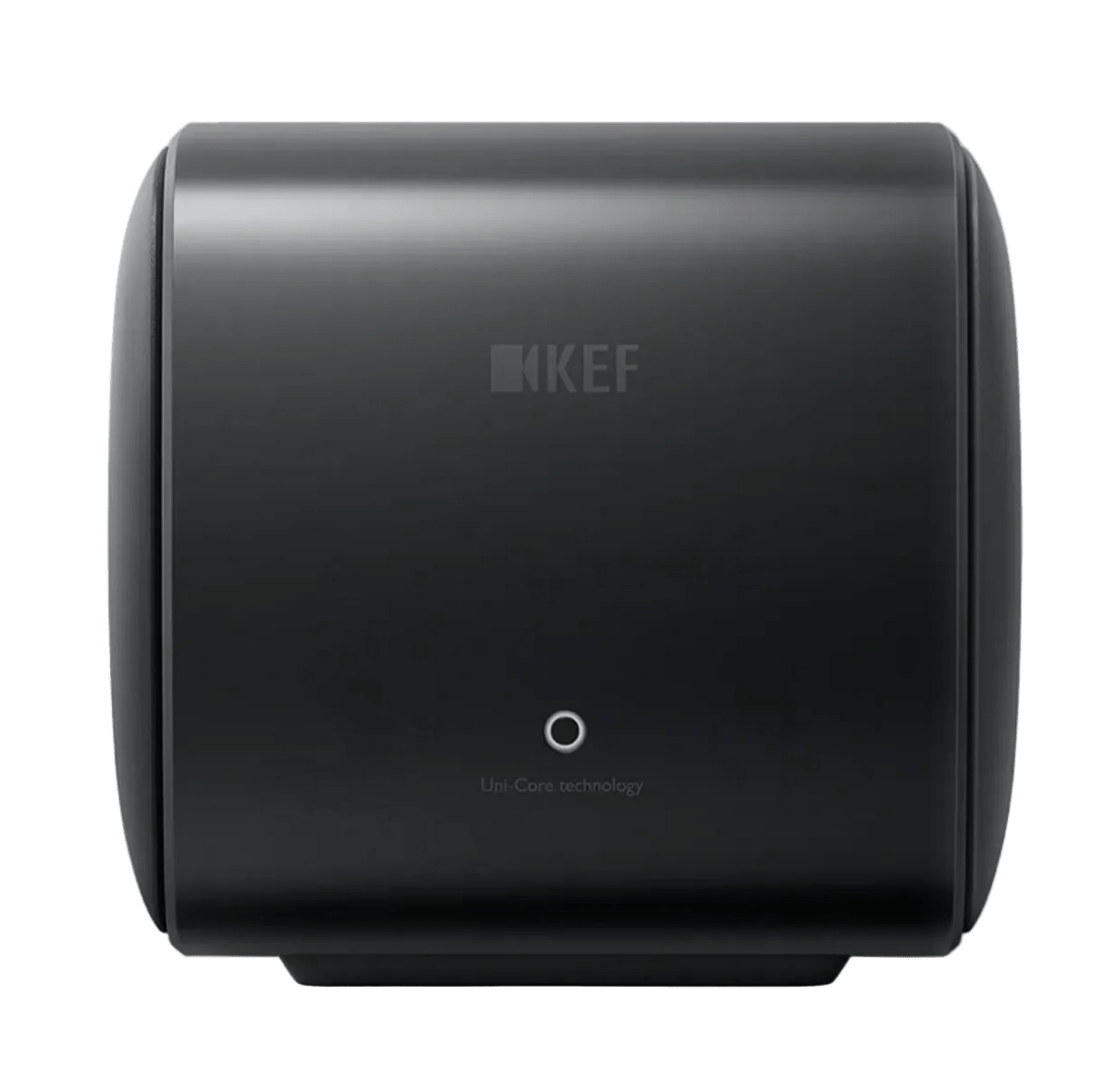 KEF KC62 Dual 6" Subwoofer in Carbon Black, side