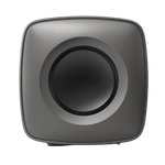 KEF KC62 Dual 6" Subwoofer in Titanium Gray, front image