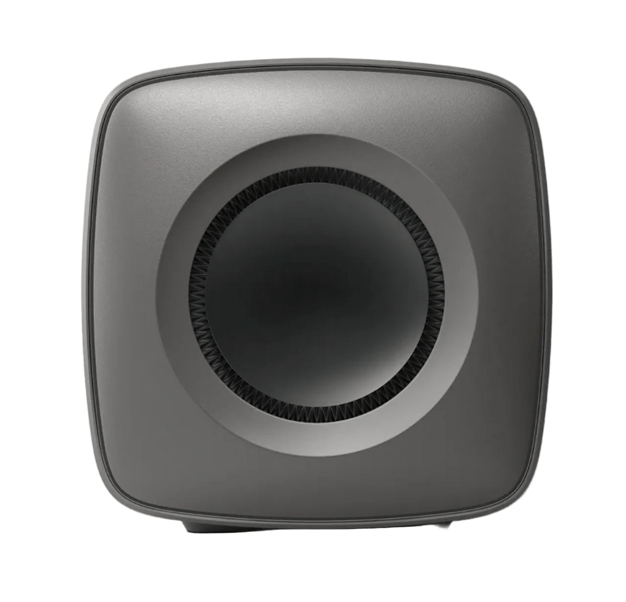 KEF KC62 Dual 6" Subwoofer in Titanium Gray, front image