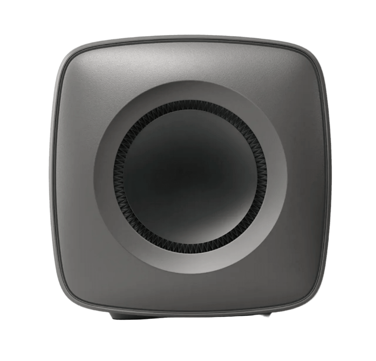 KEF KC62 Dual 6" Subwoofer in Titanium Grey, front view