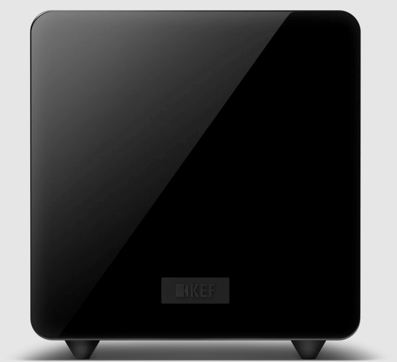 KEF KC92 Dual 9" Subwoofer in Black, side view