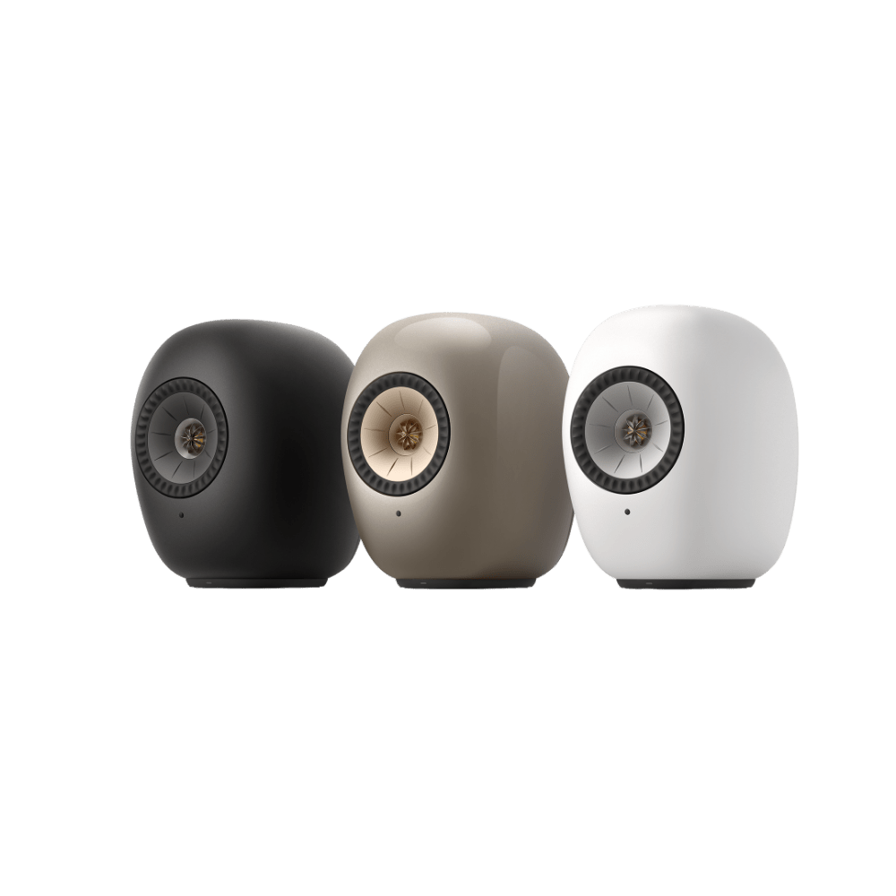 KEF LS Luxe Active Wireless Bookshelf Speakers, range of colours