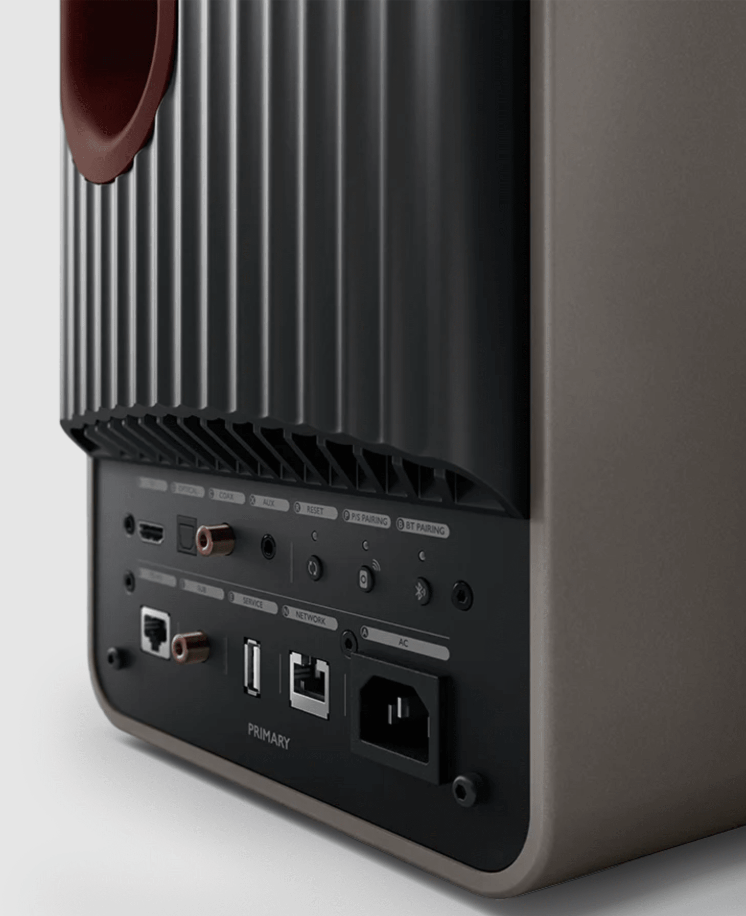 KEF LS50 Wireless II Speakers in Titanium Gray - back