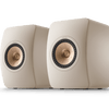 KEF LS50 Meta Passive Speakers in Sand Shell pair, front