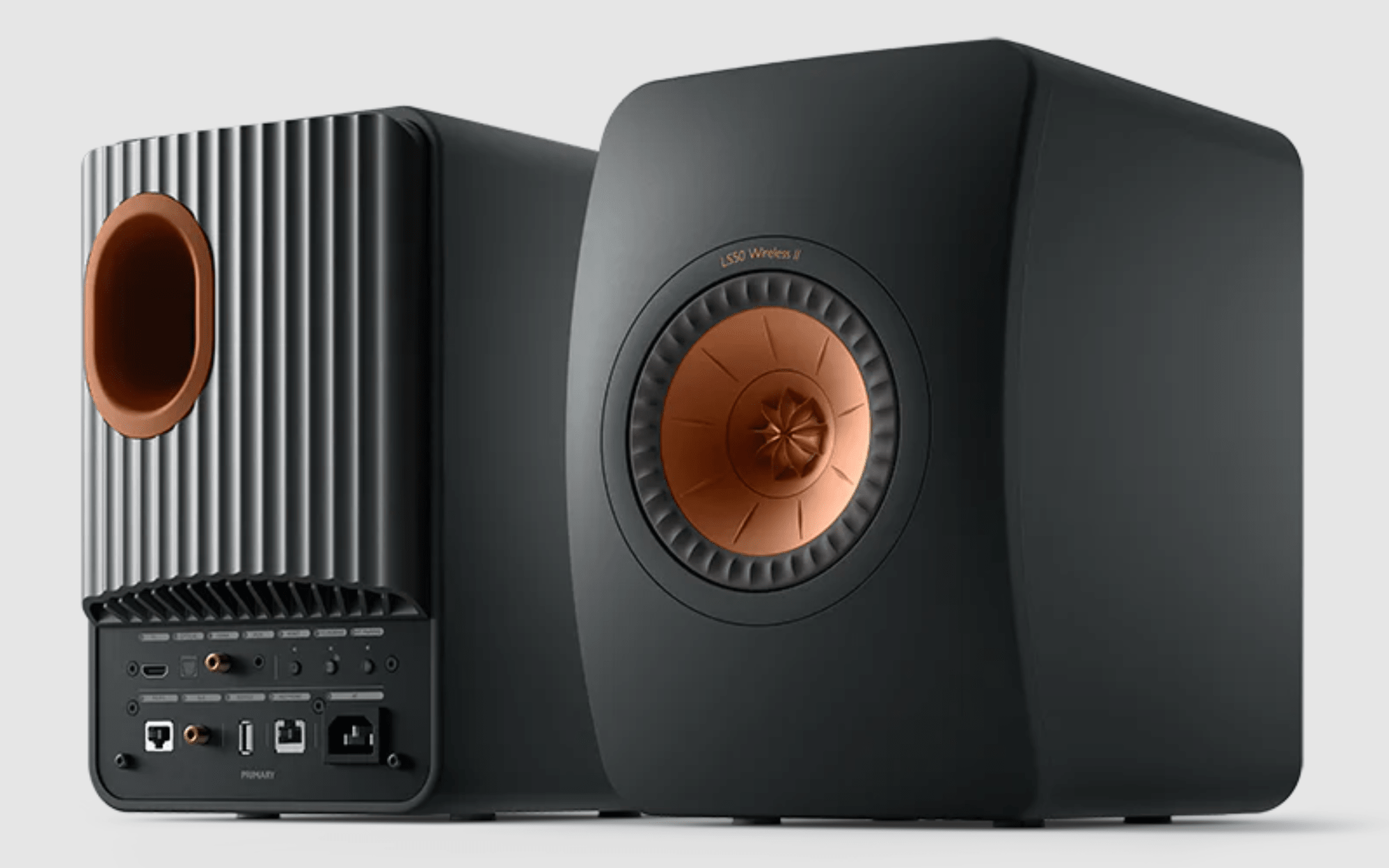 スピーカー・ウーファー KEF LS50 WIRELESS II CARBON BLACK KEF LS50 Wireless II Speakers BLACK | Vinyl Revival | Melbourne