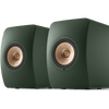 KEF LS50 Wireless II Speakers in Moss Green pair