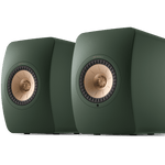 KEF LS50 Wireless II Speakers in Moss Green pair
