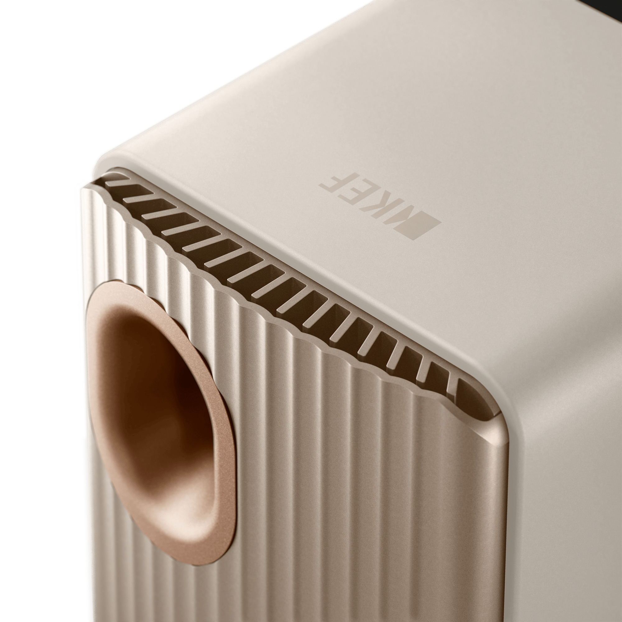 KEF LS50 Wireless II Speakers in Sand Shell, back details