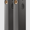 KEF LS60 Wireless Floorstanding Speakers Speakers in Titanium Gray.  Front pair image
