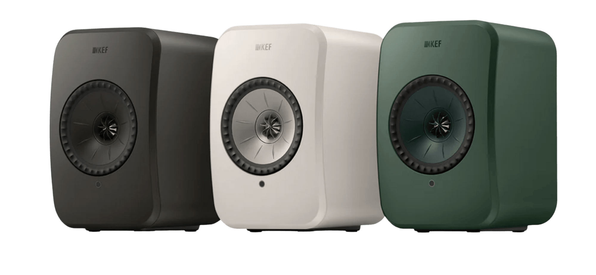 KEF LSX II LT Wireless Bookshelf Speakers + P1 Desk Pads EOFY PromotionBookshelf SpeakersKEFVinyl Revival