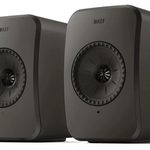 KEF LSX II LT Wireless Bookshelf Speakers  in Graphite Gray. Pair