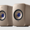 KEF LSX II Wireless Powered Bookshelf Speakers in Soundwave . Front