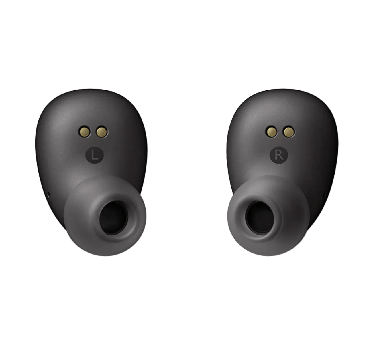 KEF Mu3 Noise Cancelling True Wireless Earbuds in Charcoal Grey, back