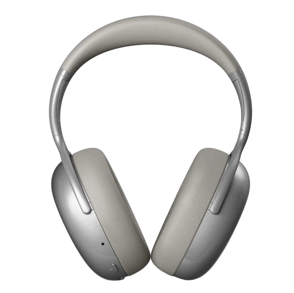 KEF Mu7 Noise Cancelling Wireless Headphones in Silver Grey