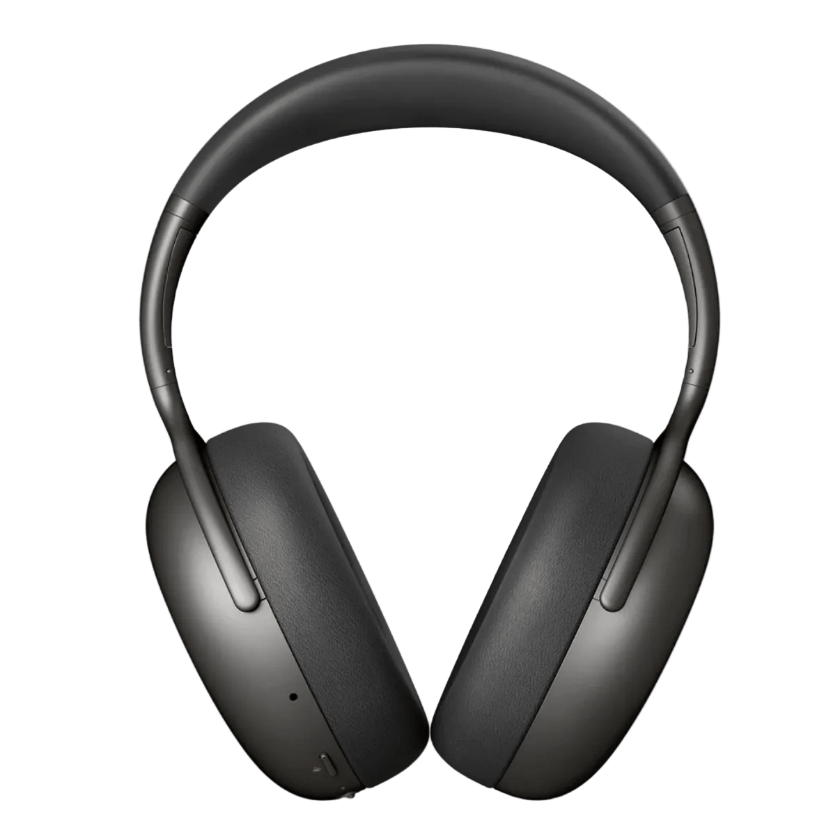 KEF Mu7 Noise Cancelling Wireless Headphones in Charcoal Grey,  Front