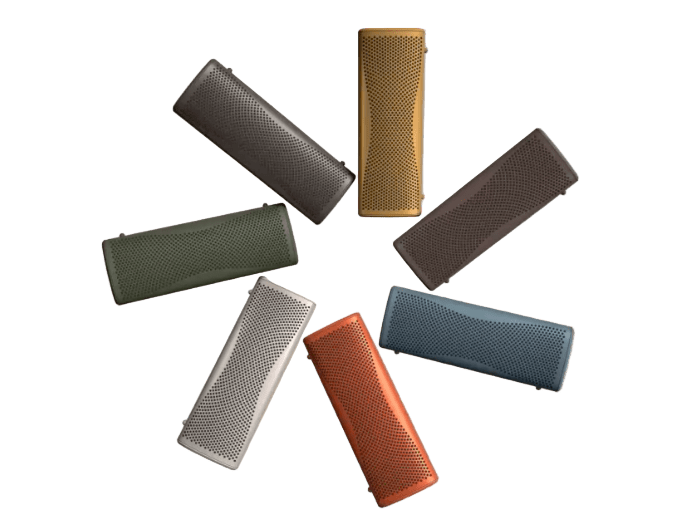 KEF Muo Portable Bluetooth Speaker range of colours