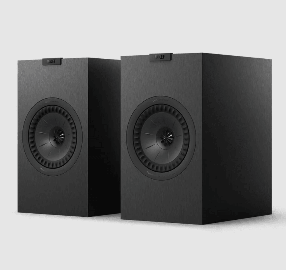 KEF Q3 Meta 2-way Bookshelf Speakers in Satin Black