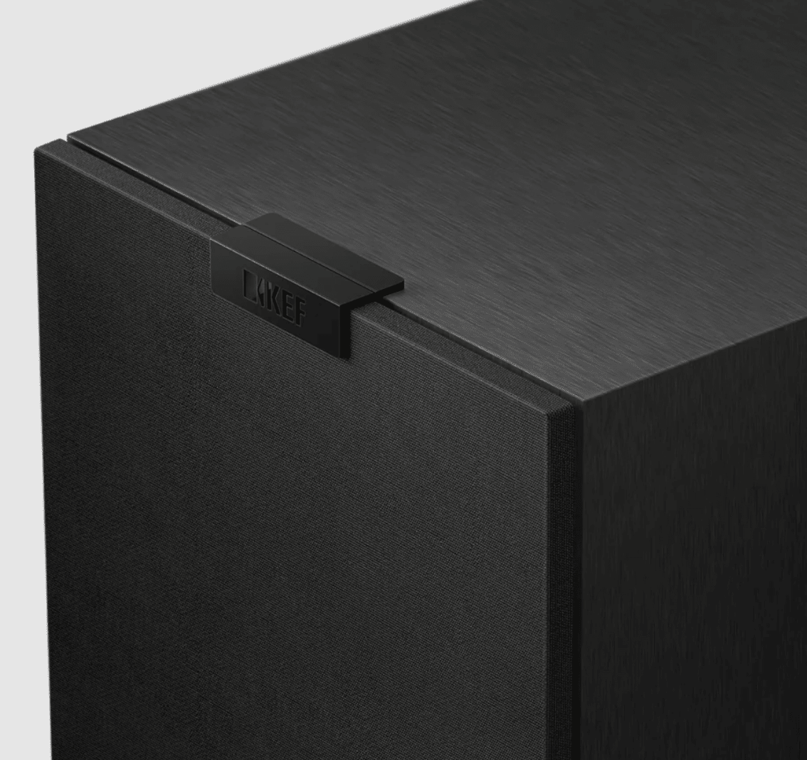 KEF Q4 Meta 2-way On-Wall Speaker, Satin Black with Grille