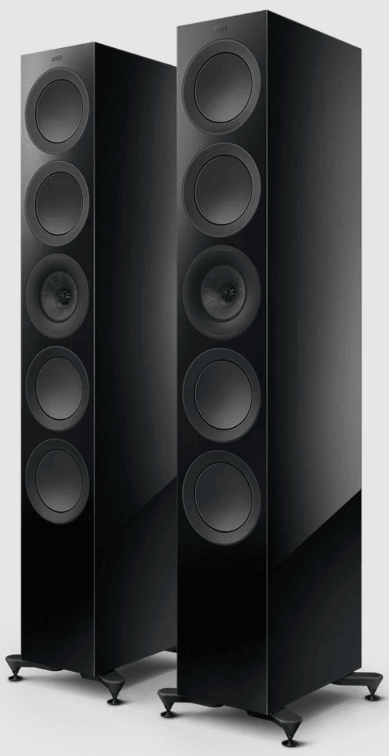 KEF R11 Meta Floorstanding Speakers in Gloss Black