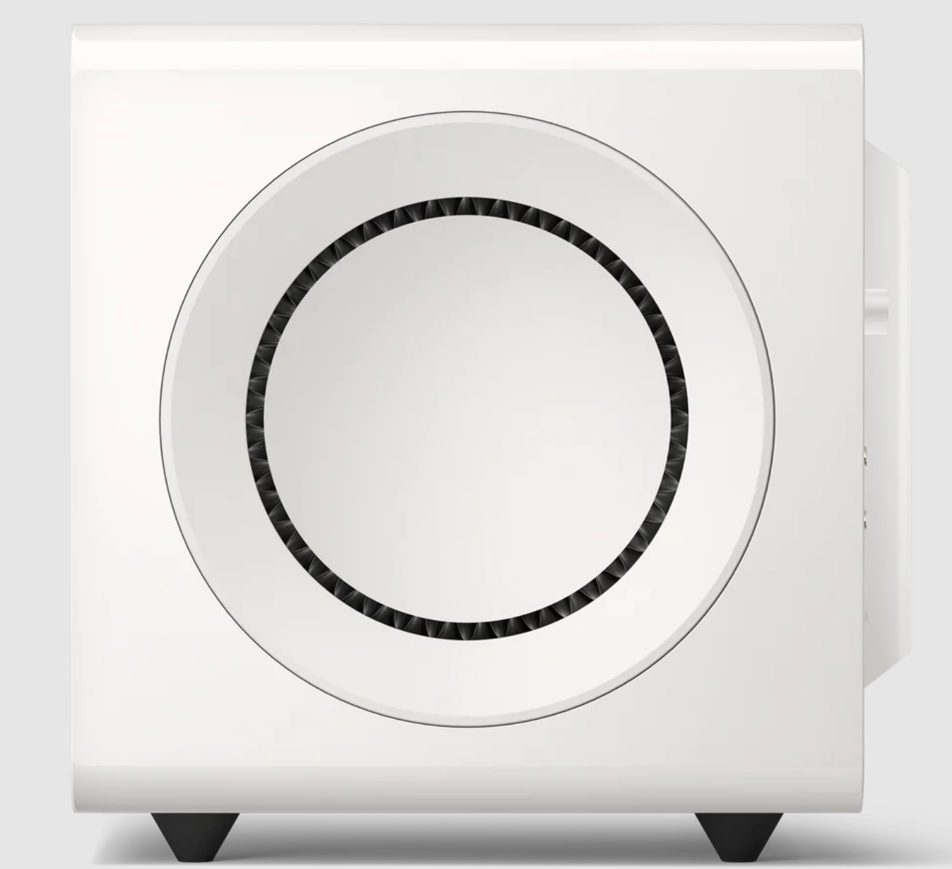 KEF KC92 Dual 9" Subwoofer in White, front  view