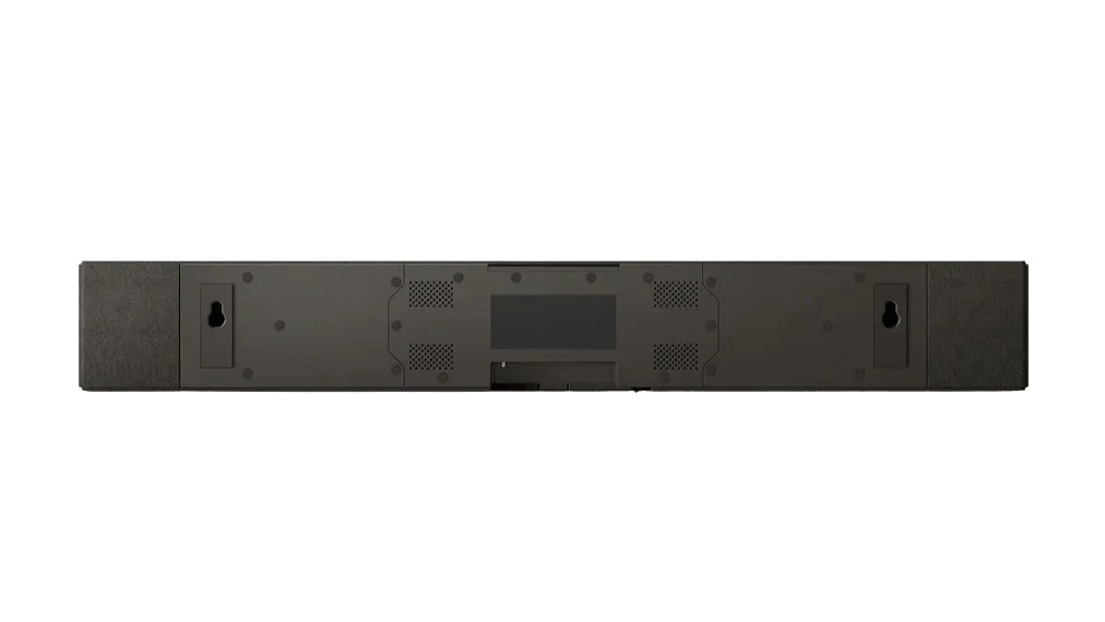 KEF XIO Soundbar in Slate black, bottom