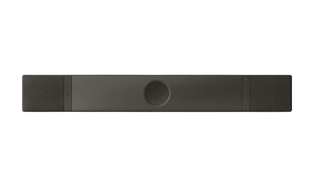 KEF XIO Soundbar in Slate black, top