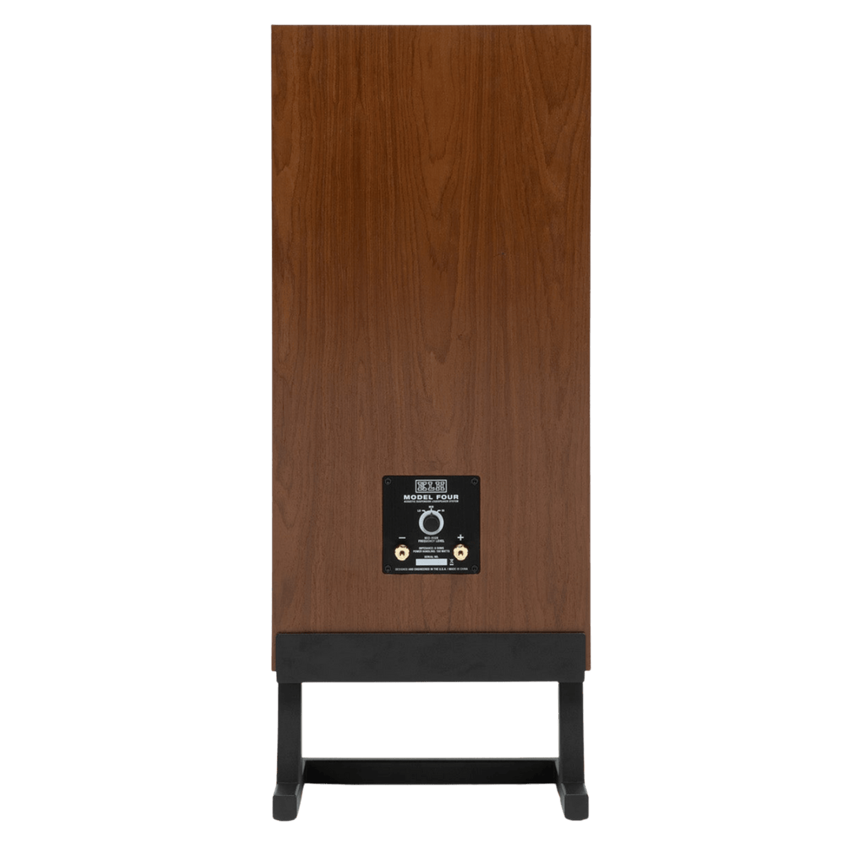 KLH Model 4 individual Loudspeaker in Walnut, rear of speaker
