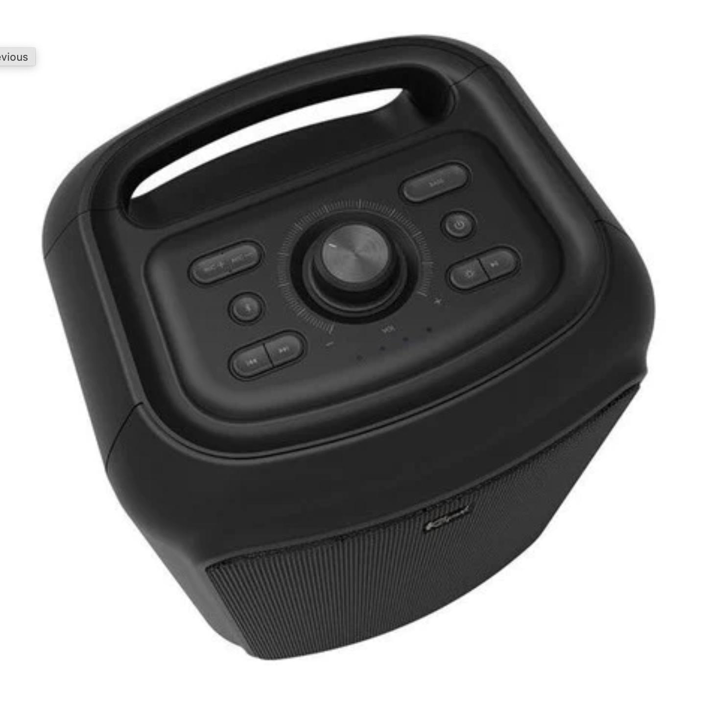 Klipsch GIG XL portable Bluetooth Speaker.  Angled  image