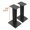Klipsch KS24 inch speaker stands; Compatible  with The Nines, The Sevens & RP-600M II 
