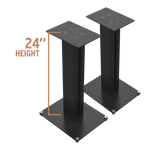 Klipsch KS24 inch speaker stands; Compatible  with The Nines, The Sevens & RP-600M II 