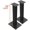 Klipsch KS28 inch speaker stands; Compatible  with The Nines, The Sevens & RP-600M II. Hero image
