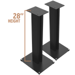 Klipsch KS28 inch speaker stands; Compatible  with The Nines, The Sevens & RP-600M II. Hero image