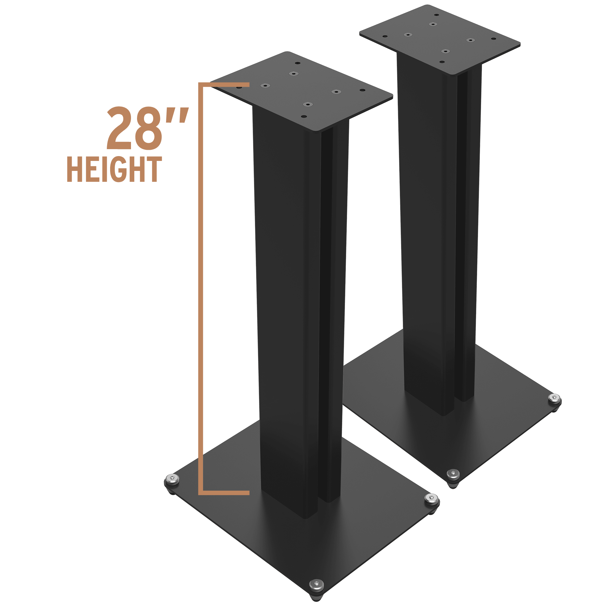 Klipsch KS28 inch speaker stands; Compatible  with The Nines, The Sevens & RP-600M II. Hero image