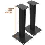 Klipsch KS28 inch speaker stands; Compatible  with The Nines, The Sevens & RP-600M II. Hero image