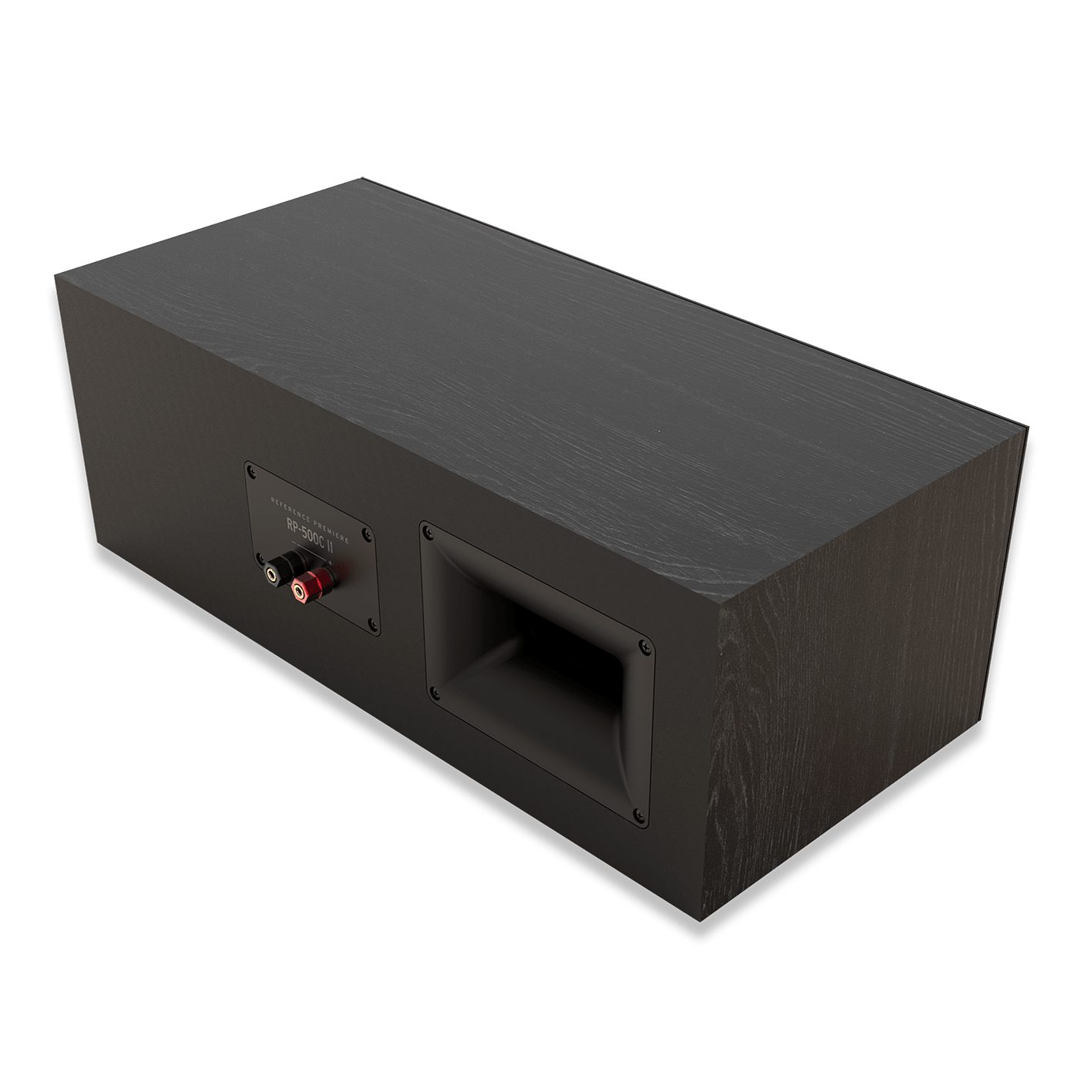 Klipsch RP 500C II ebony.  Rear image