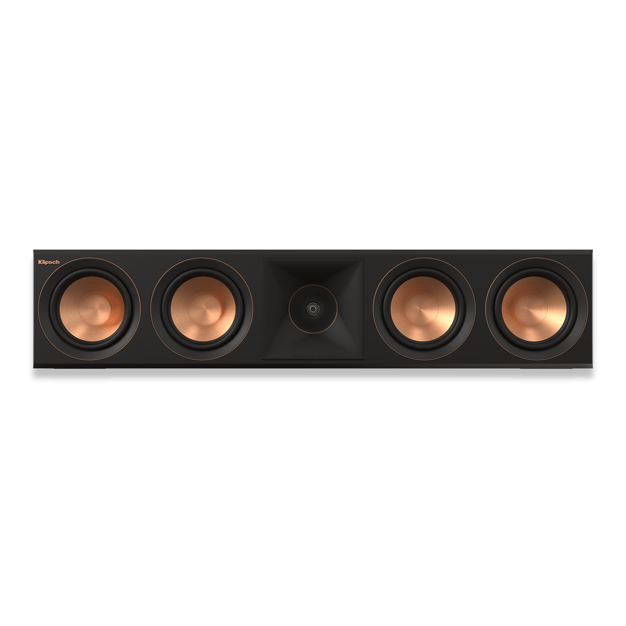 Klipsch RP 504C ii Black Centre Speaker, front image no grille