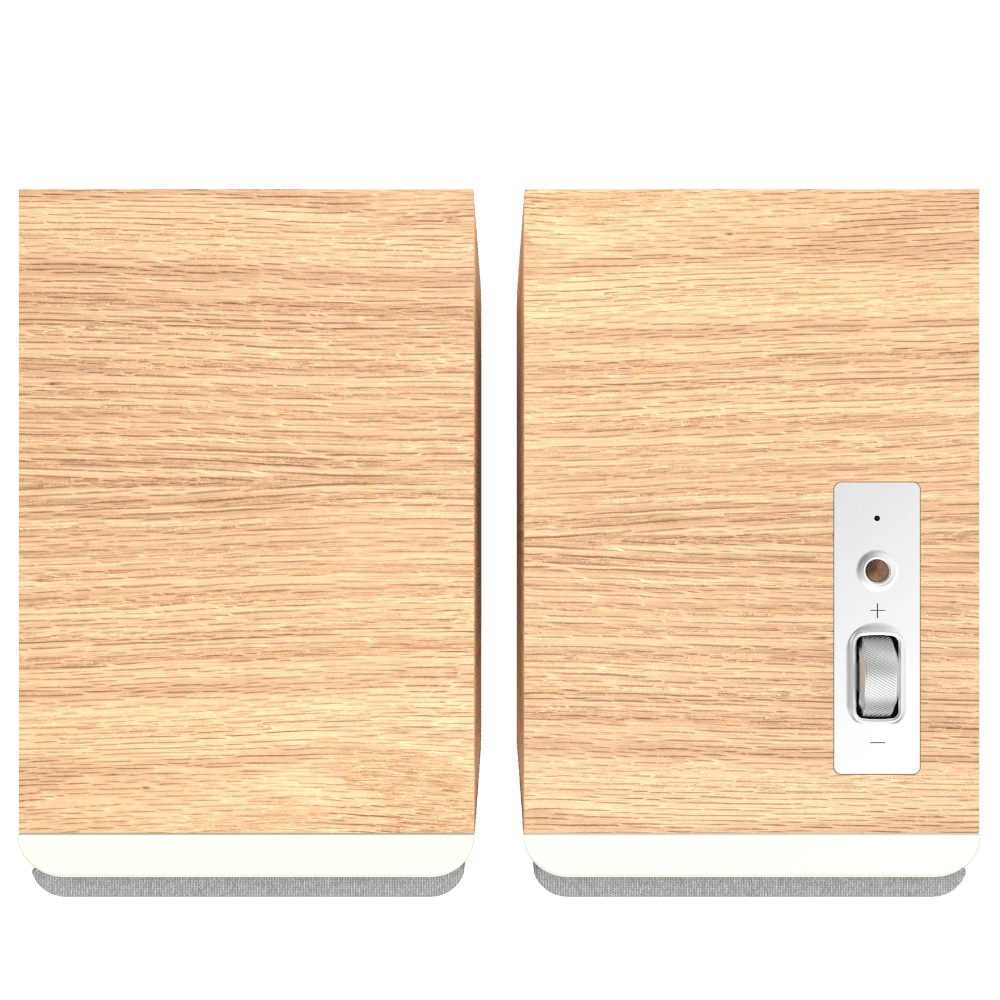 Klipsch The Fives II Powered Speaker pair in Red Oak, top