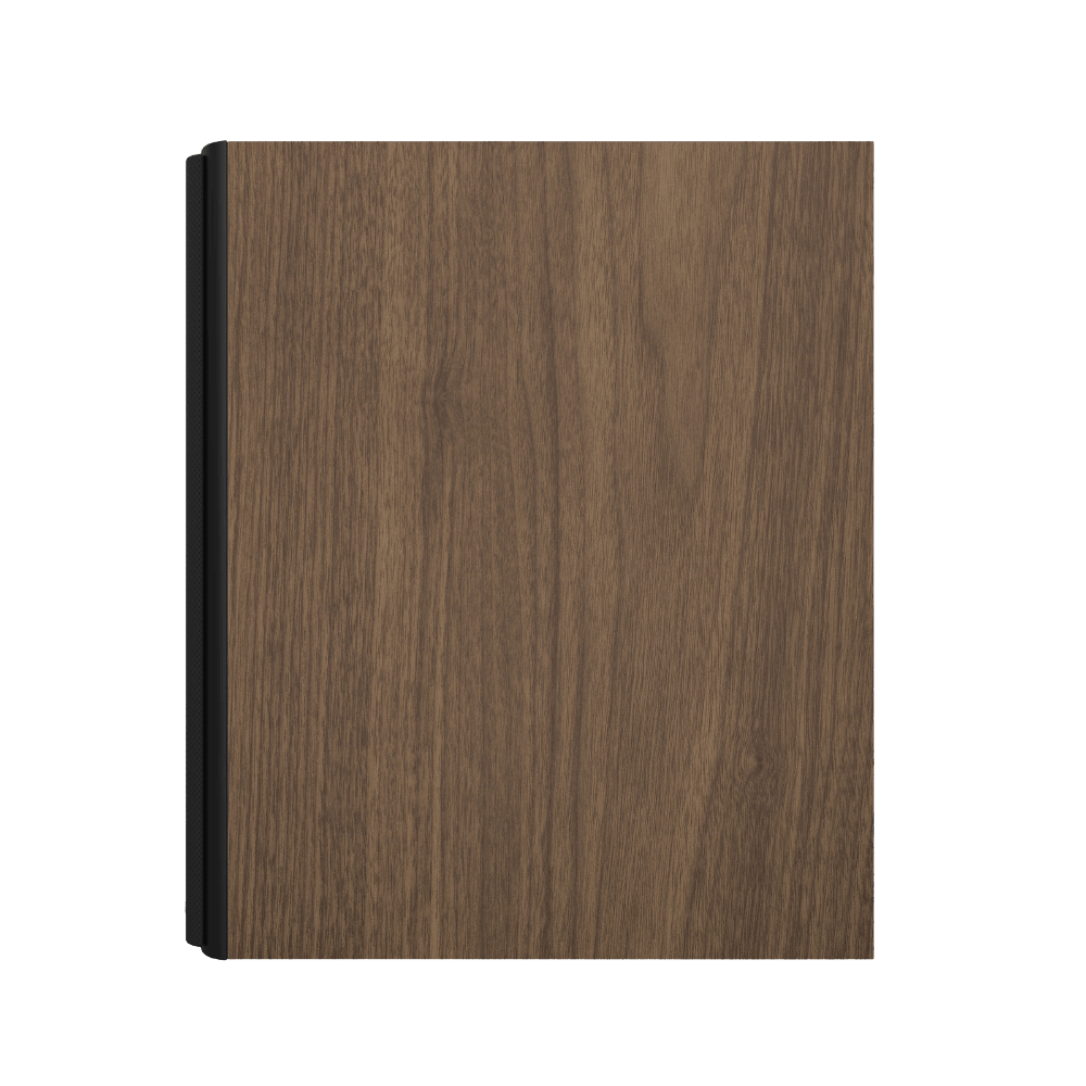 Klipsch The Nines II Powered Speakers in Walnut, profile