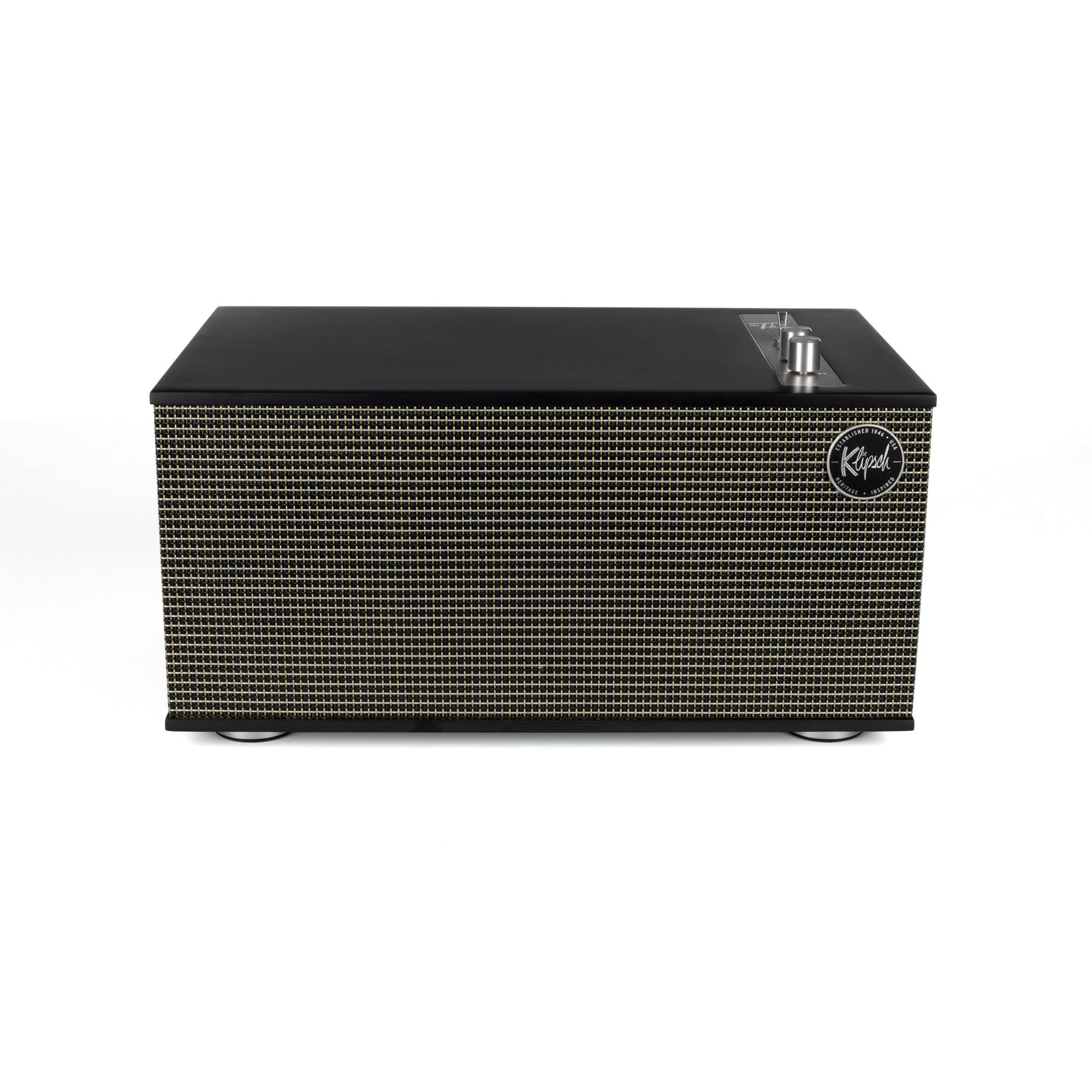 Klipsch The Three II wireless speaker in Matte Black. Front image