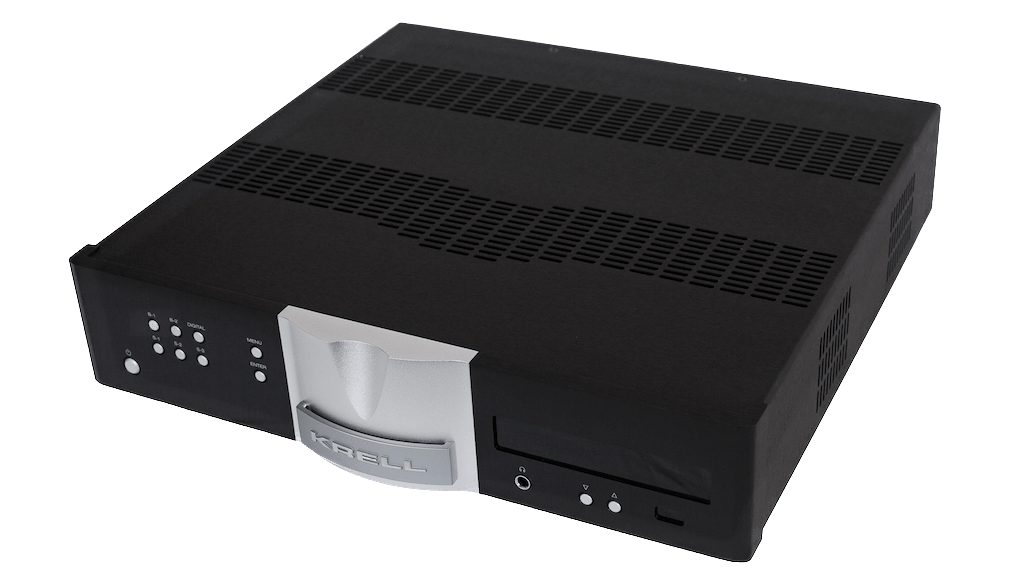 KRELL Illusion II Pre-Amplifier, top and front angled to the left