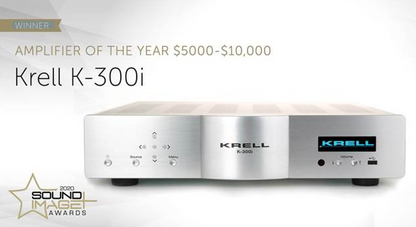 KRELL K-300i Integrated Stereo Amplifier. Award for Amplifier of the year 2020