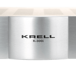 KRELL K-300i Integrated Stereo Amplifier in Silver. Front of unit